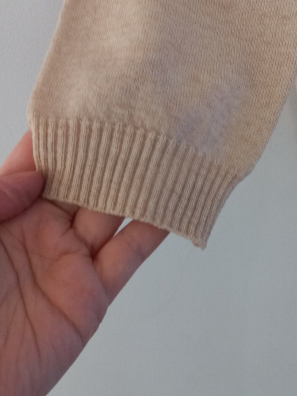 BELLEROSE very thin merino wool cream cardigan - Picture 5 of 11